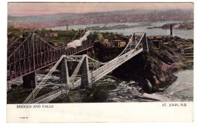 Bridges Falls, St John New Brunswick Warwick, Used  1907