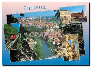 Modern Postcard Friborg