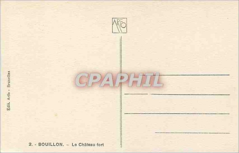 Old Postcard Bouillon strong castle