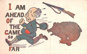 I am ahead of the Game So Far Bear Postcard