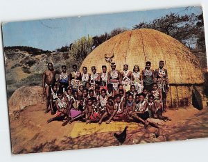 Postcard Happy Zulu Group South Africa