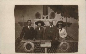 River View Park MD Studio Nugent - Ship Mayflower Prop BALTIMORE. RPPC