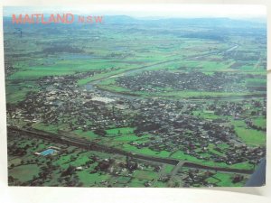 Aerial View of Maitland NSW Australia Vintage Postcard 1991 New South Wales