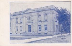 Woodbridge Hall, Yale University - New Haven CT, Connecticut - pm 1906 - UDB