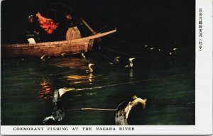 Japan Cormorant Fishing At The Nagara River Vintage Postcard C284