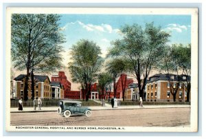 1911 Rochester General Hospital and Nurses Home, Rochester New York NY Postcard