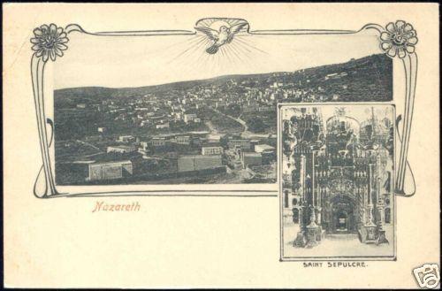 palestine israel NAZARETH Panorama, Saint Sepulcre 1899