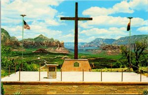 Vtg Sedona Arizona AZ Shrine of the Red Rocks Tabletop Mountains Chrome Postcard