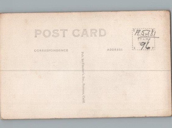 RPPC Postcard Boulder City Hoover Dam Shift Workers People Mover c1935