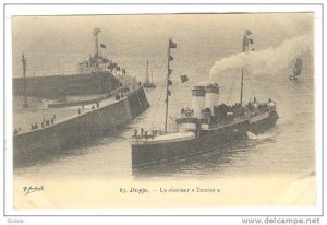 Steamer, Le Steamer Tamise, Dieppe (Seine Maritime), France, 1900-1910s