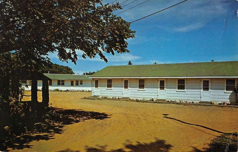 Belfield North Dakota Parkway Motel Street View Vintage Postcard K53701