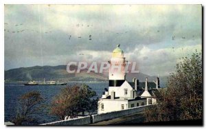 Modern Postcard The Cloch Lighthouse Firth of Clyde Scotland stands on the be...