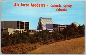 Vtg Colorado Springs CO Planetarium United States Air Force Academy Postcard