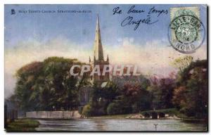 Postcard Old Holy Trinity Church Stratford on Avon