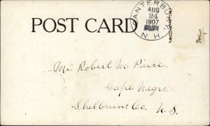 Penacook NH Fire Engine House Station c1905 Postcard