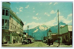 c1960s Most False-Fronted Buildings Broadway Skagway Alaska AK Unposted Postcard