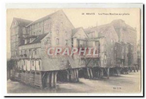 Meaux Old Postcard The old mills on stilts (mill)