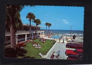 FL The Floritona Motel Hotel Pool Daytona Beach Florida Postcard Austin Kennedy