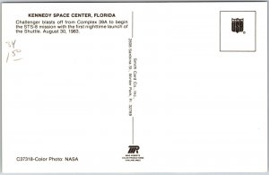 Kennedy Space Center Florida Challenger Blast Complex 39A STS-8 Shuttle Postcard