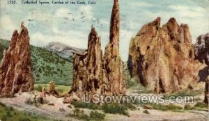 Cathedral Spires Garden of the Gods  - Colorado Springs s, Colorado CO  