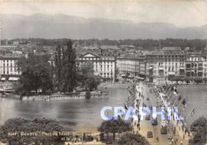 Modern Postcard Geneve Mont Blanc Bridge