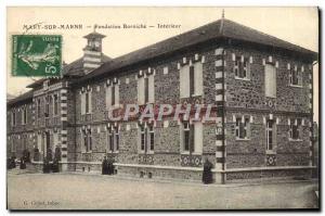 Old Postcard Mary sur Marne Foundation Borniche Interior