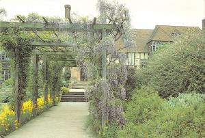 BR76309 pergola leading to the laboratory garden wisley surrey   uk