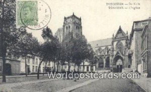 De Kerk Tongeren, Belgium 1920 Stamp on front 