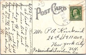 Postcard BUILDING SCENE Buffalo New York NY AN2818