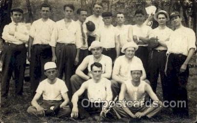 Sandusky, Ohio, USA ? Baseball Real Photo 1911 light corner wear