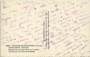 CPA SAINT-MARTIN-CHATEAU Cascade des Jarrauds - Env. de Bourganeuf (1144074)