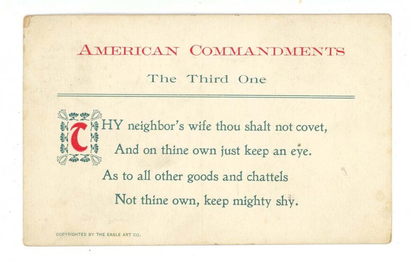 Wit & Wisdom - American Commandments, The Third One