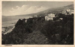 Croatia Crikvenica Vintage Postcard 08.54