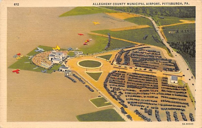 Allegheny County Municipal Airport, Pittsburgh, Pennsylvania, USA Airport 1939 