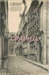 Old Postcard Le Mans House known as the Queen Berengere