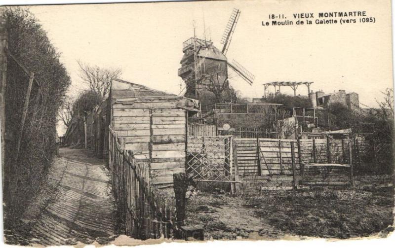 CPA Paris 18e (Dep.75) Le Moulin de la Galette vers 1905 (51978)