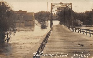 H96/ Bethany Missouri RPPC Postcard c1910 Flood Disaster Bridge Mill 62
