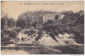 GETIGNE (Loire-Inf.) .- La Sevre - Barrage de la Forge , France , PU-1919