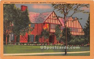 Residence of Eddie Cantor - Beverly Hills, California CA  