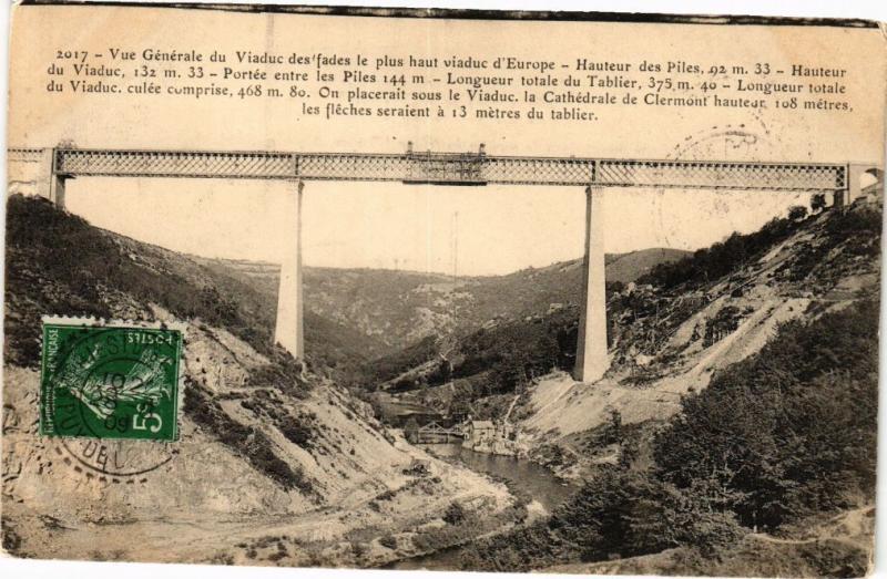 CPA Vue générale du Viaduc des FADES le plus haut viaduc d'Europe (222107)