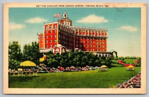 The Cavalier Hotel  Virginia Beach  Virginia  Postcard