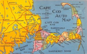 Cape Cod Auto Map in Provincetown, Massachusetts