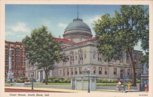 Indiana South Bend Court House Curteich