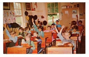 PA - Amish/Mennonite Culture. One-Room Schoolhouse, Interior