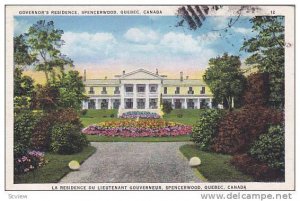 Governor's Residence, Specerwood, Quebec, Canada,  PU-1936