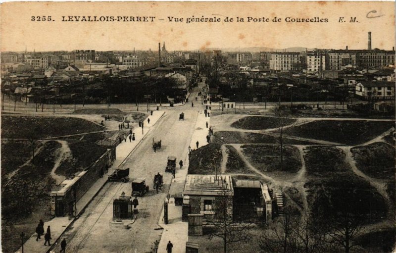 CPA LEVALLOIS-PERRET - Vue geneale de la Porte de Courcelles (581777)