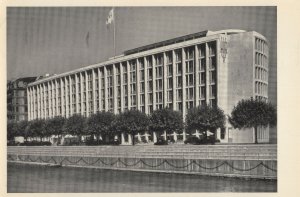 Geneve Geneva GE Hotel du Rhone Swiss Postcard