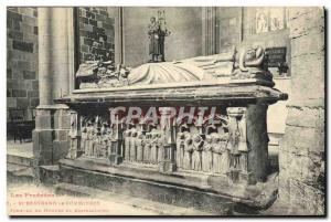 Old Postcard St Bertrand de Comminges Tomb of Hugues de Castellionne