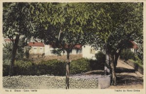 cape verde, BRAVA, Trecho da Nova Sintra (1930s) Postcard