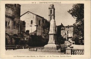 CPA CORSE SARTENE Monument aux Morts (804708)